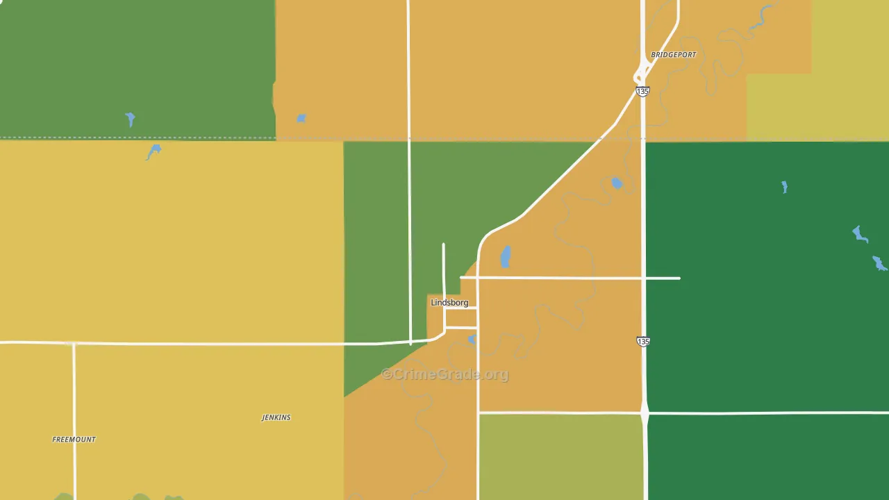 67456, KS Map of Theft Rates