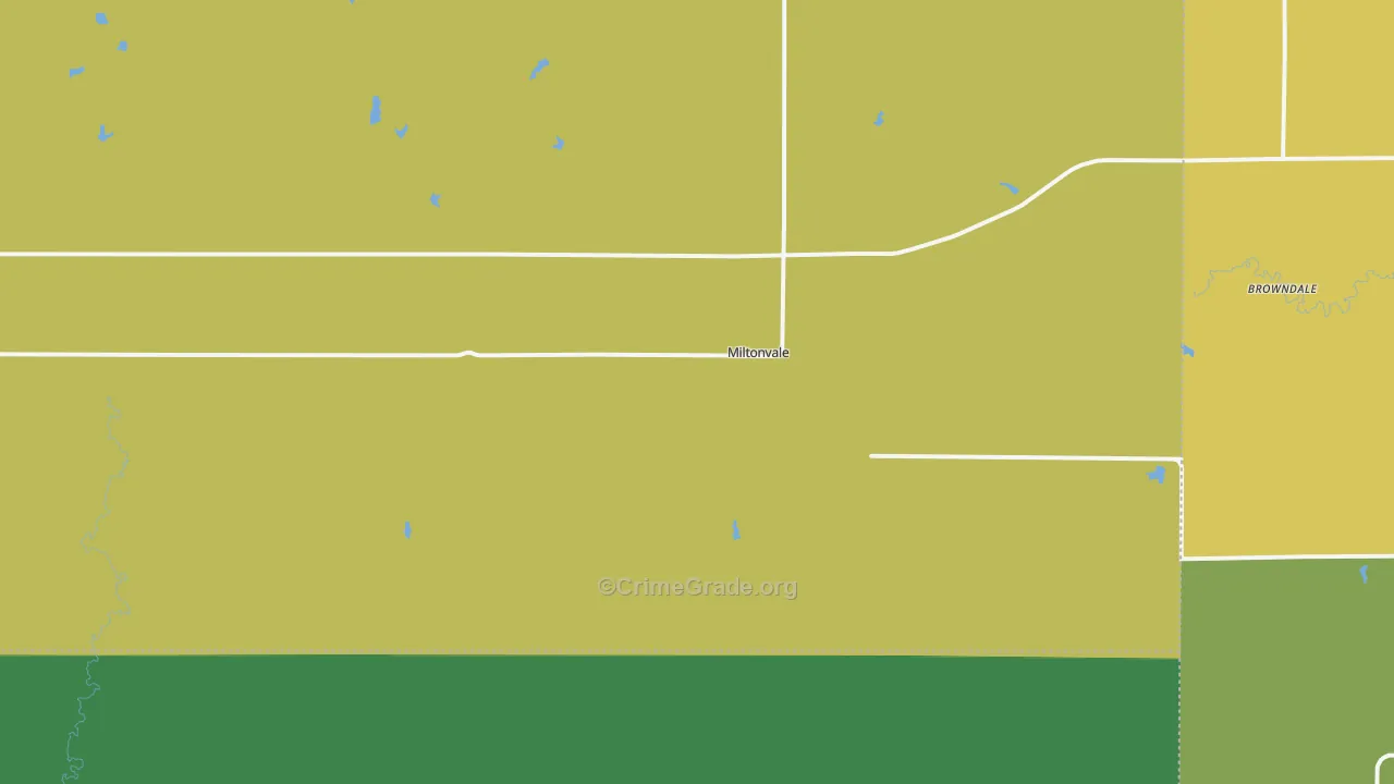 67466, KS Map of Theft Rates