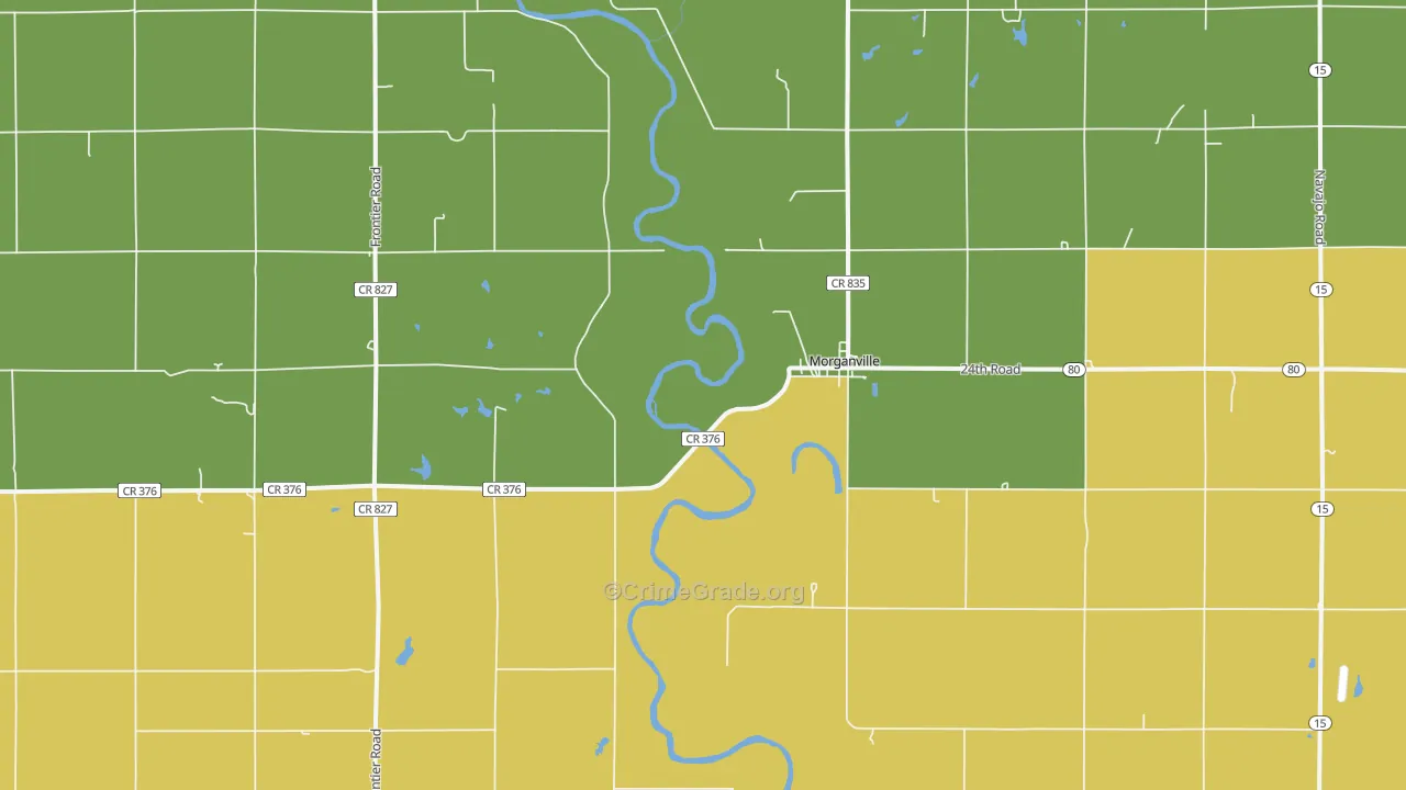 67468, KS Map of Theft Rates