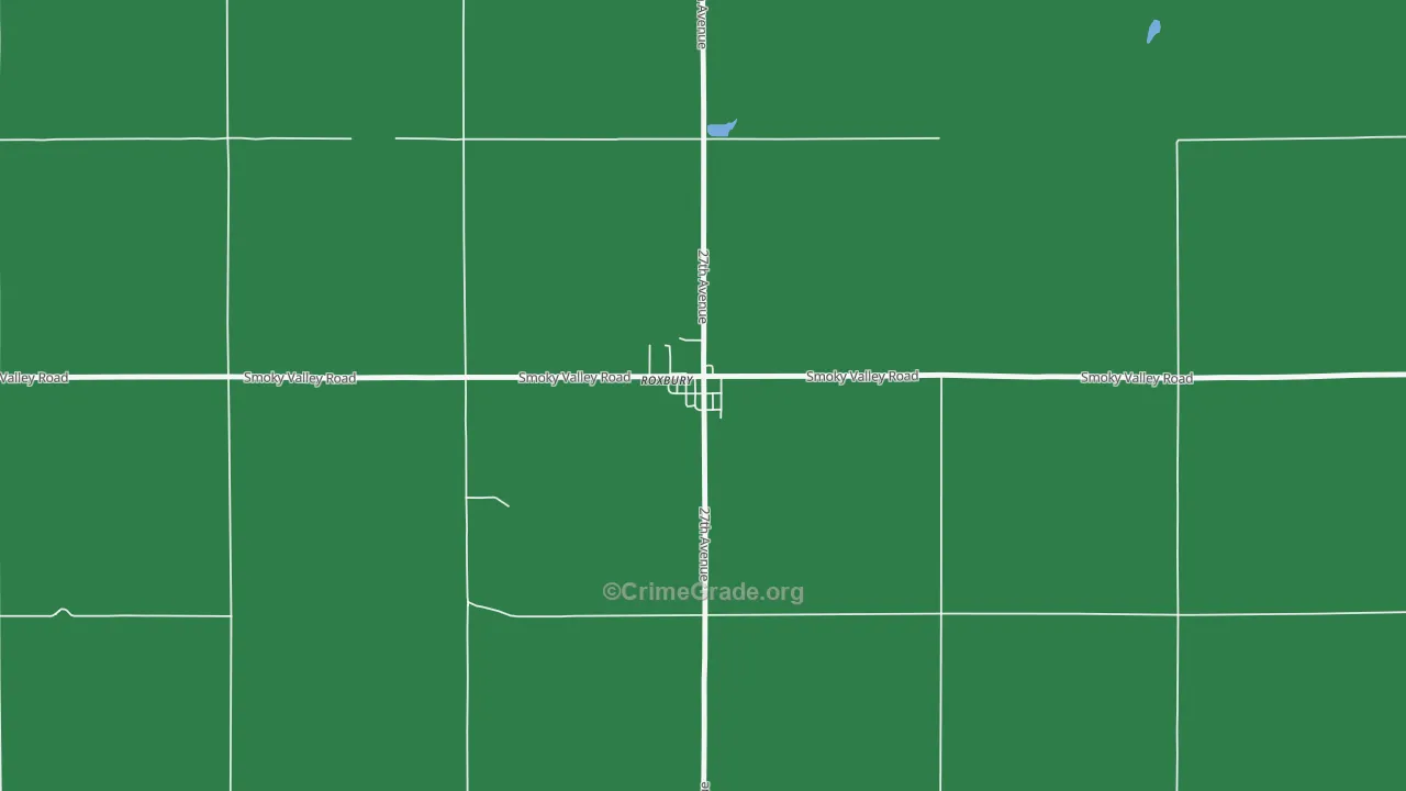 67476, KS Map of Theft Rates