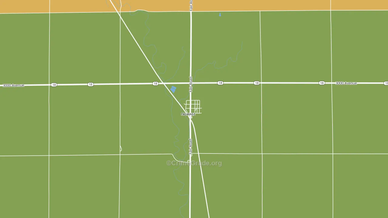 67482, KS Map of Theft Rates
