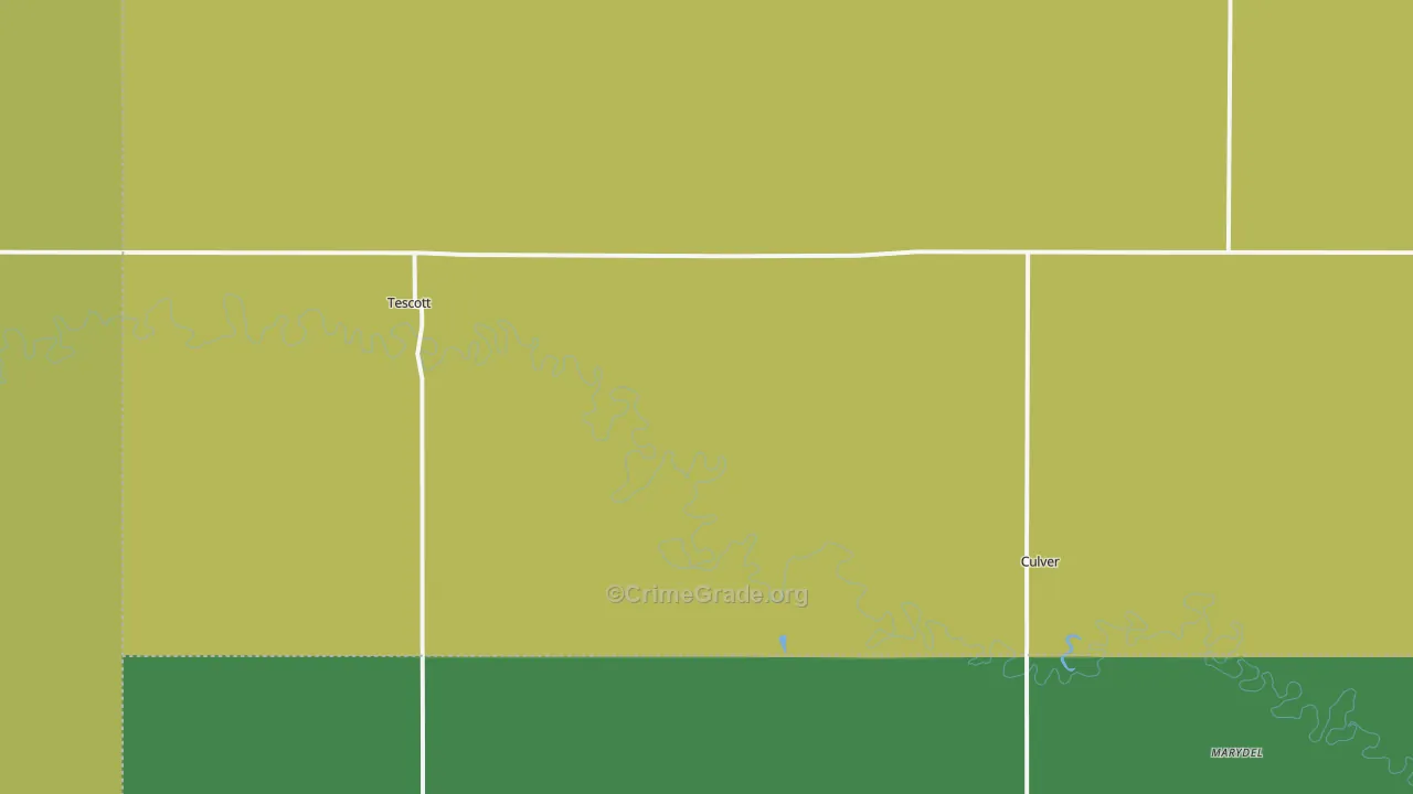 67484, KS Map of Theft Rates