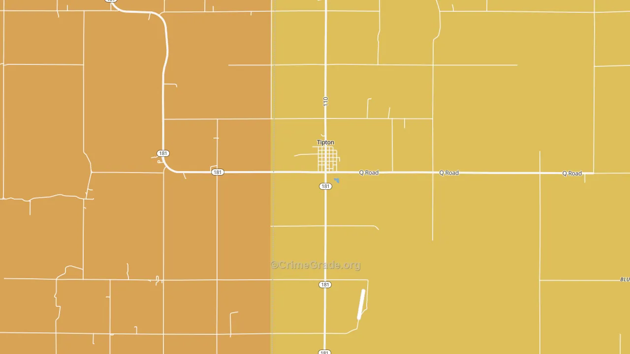 67485, KS Map of Theft Rates