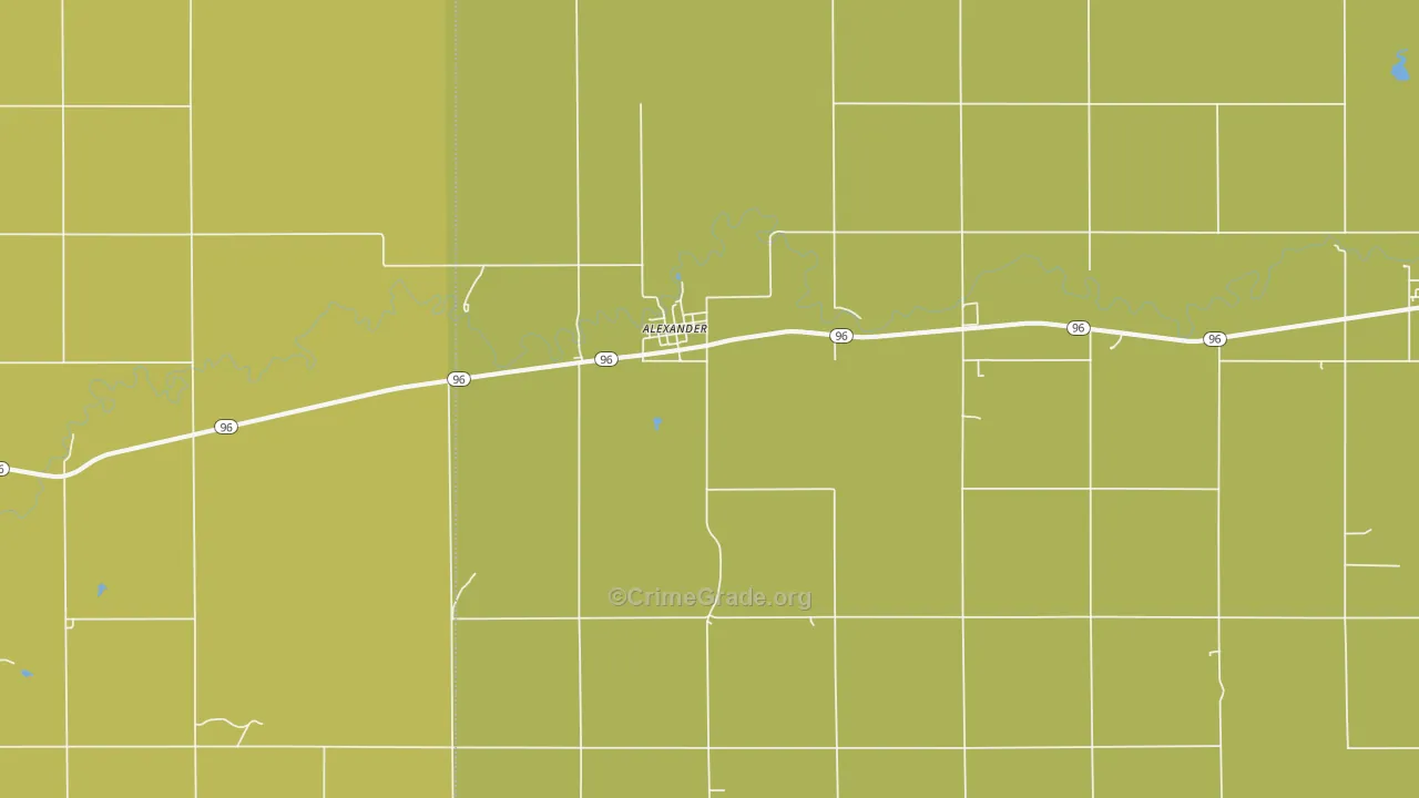 67513, KS Map of Theft Rates
