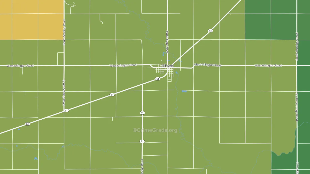 67514, KS Map of Theft Rates