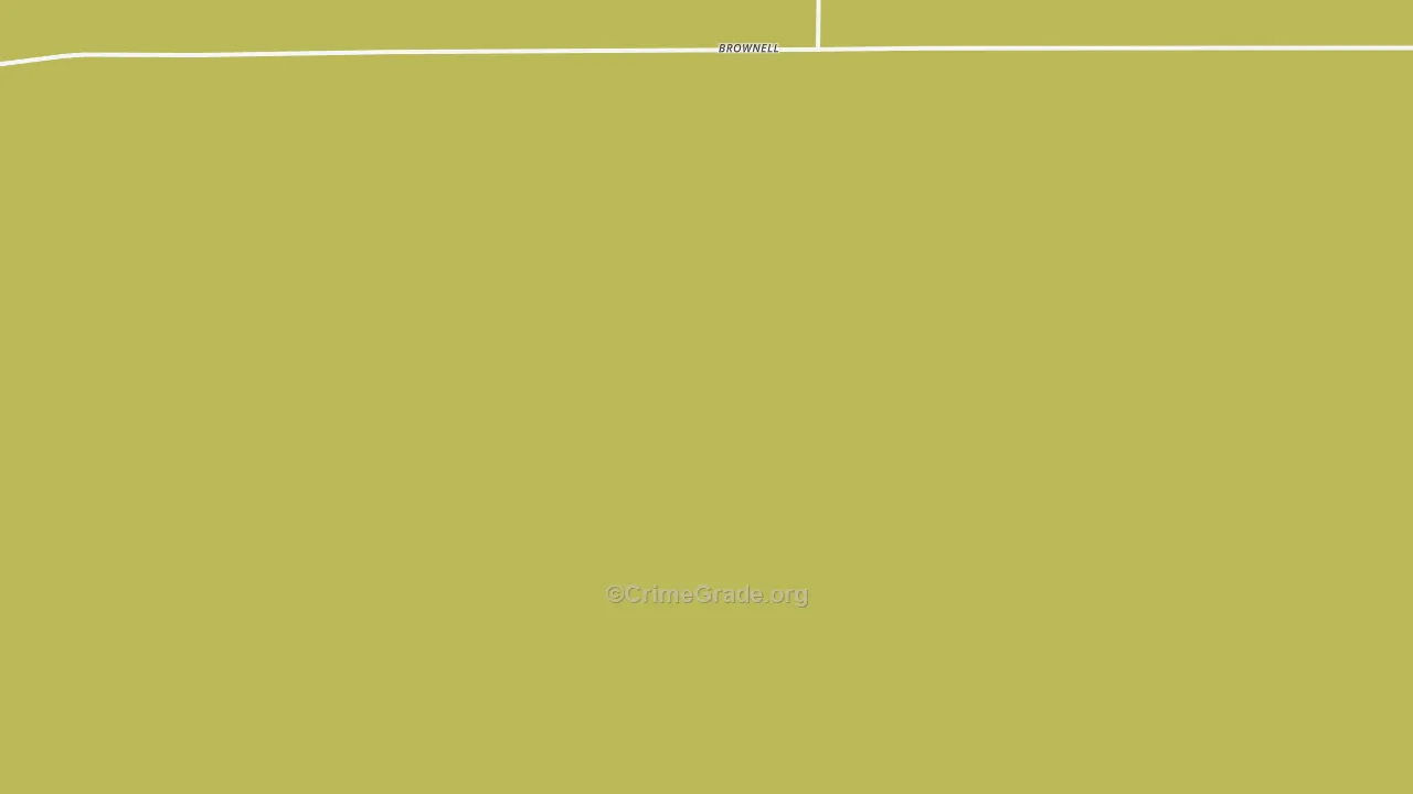 67521, KS Map of Theft Rates