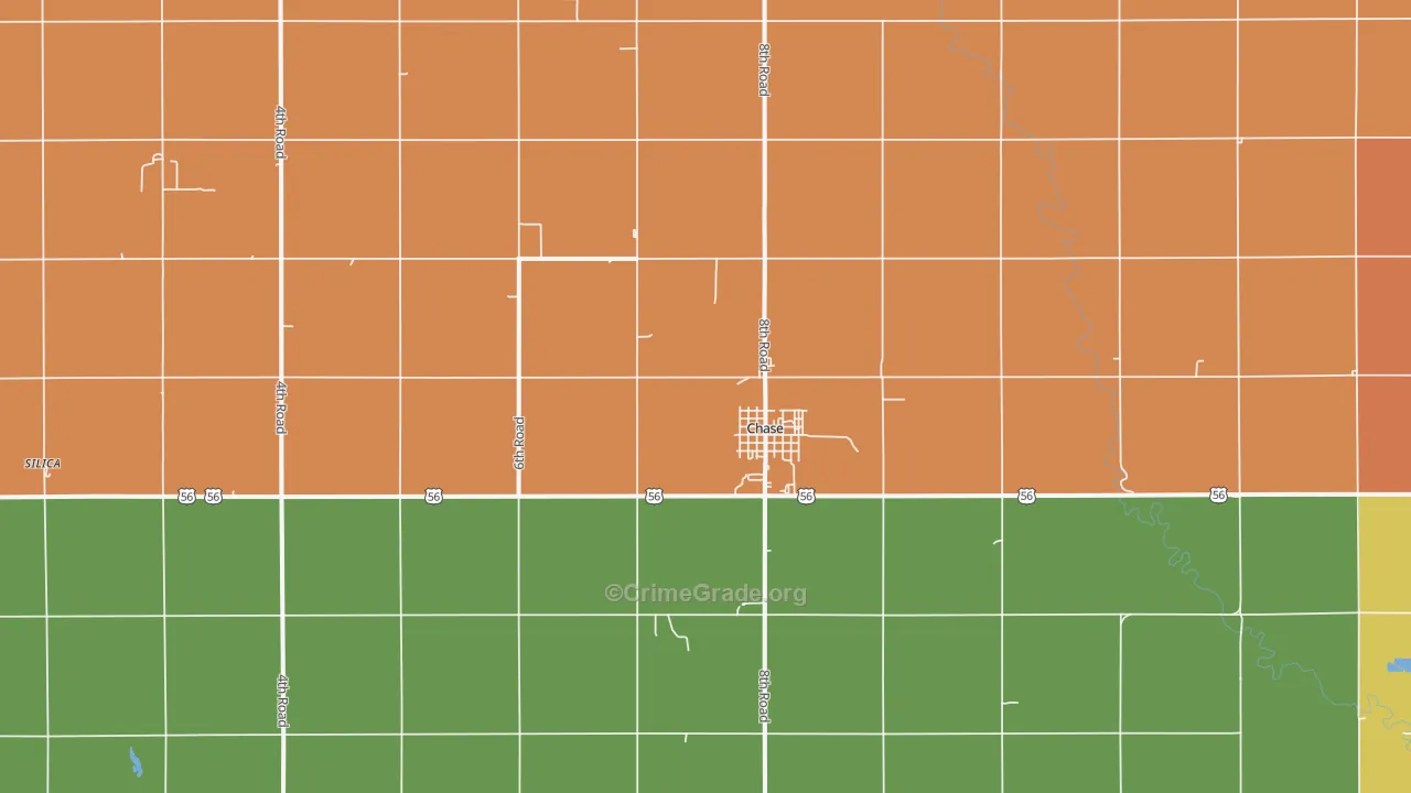 67524, KS Map of Theft Rates