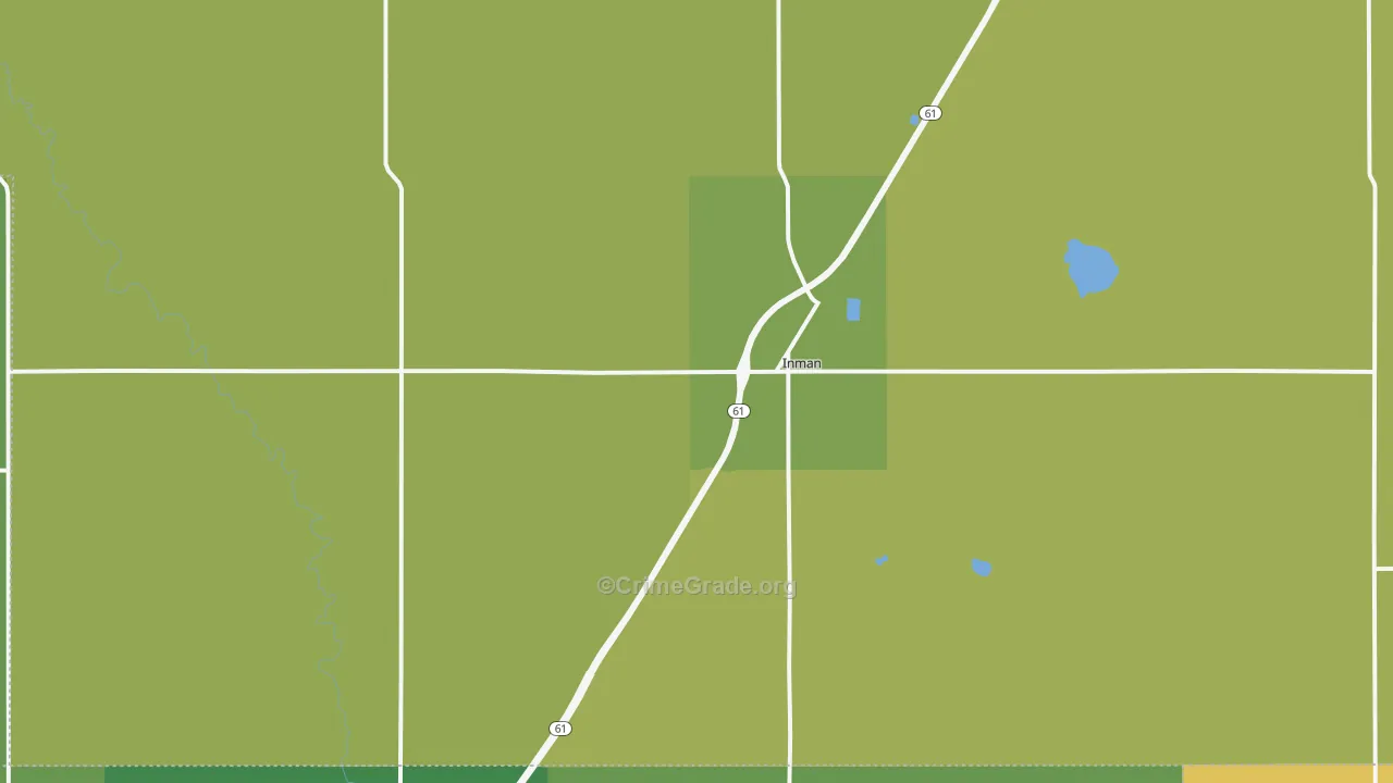 67546, KS Map of Theft Rates