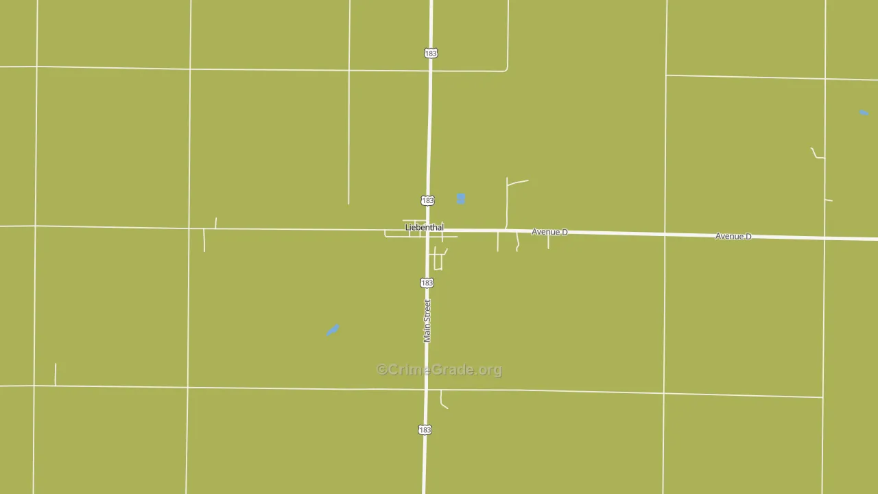 67553, KS Map of Theft Rates