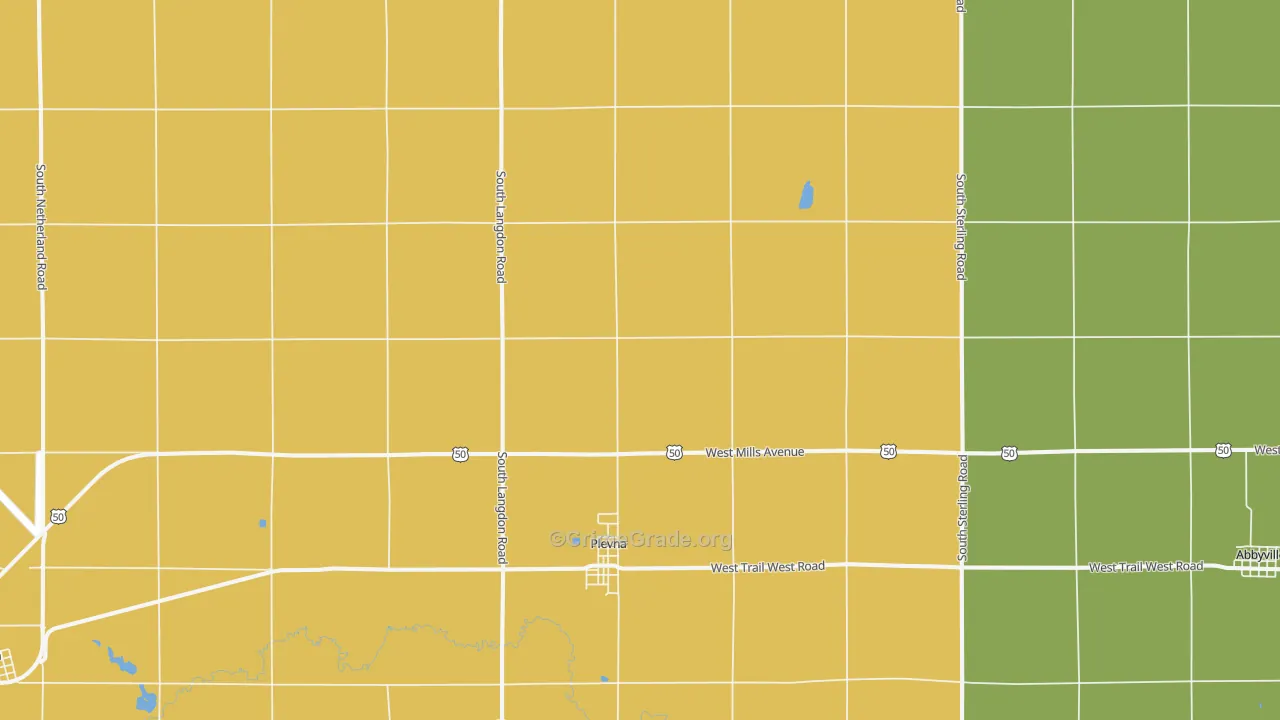 67568, KS Map of Theft Rates
