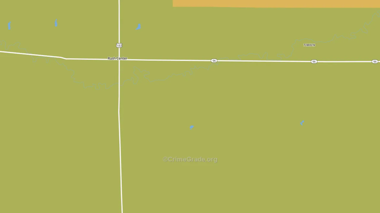 67575, KS Map of Theft Rates