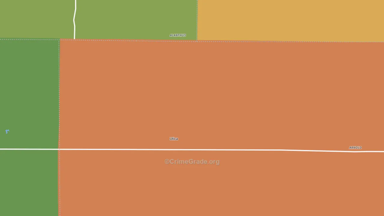 67584, KS Map of Theft Rates
