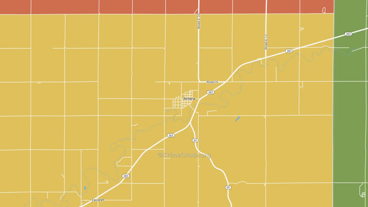 67622, KS Map of Theft Rates