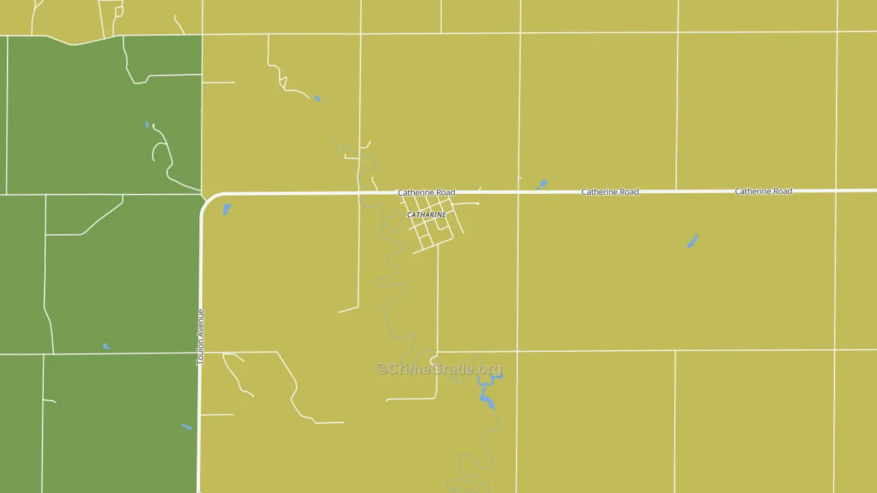 67627, KS Map of Theft Rates