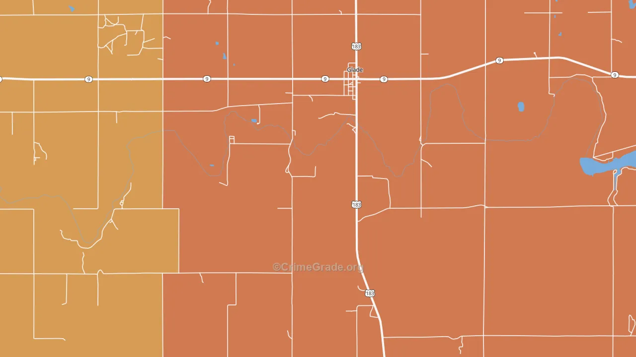 67639, KS Map of Theft Rates