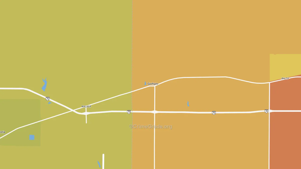 67640, KS Map of Theft Rates