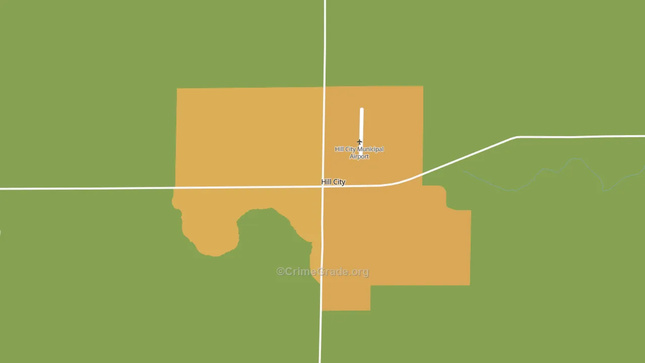 67642, KS Map of Theft Rates