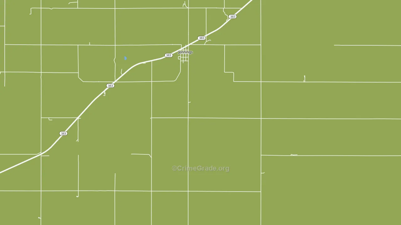 67643, KS Map of Theft Rates