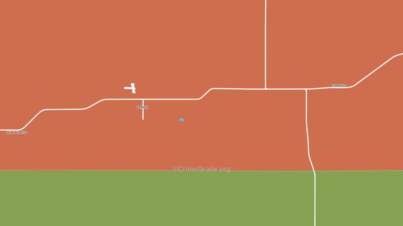 67645, KS Map of Theft Rates