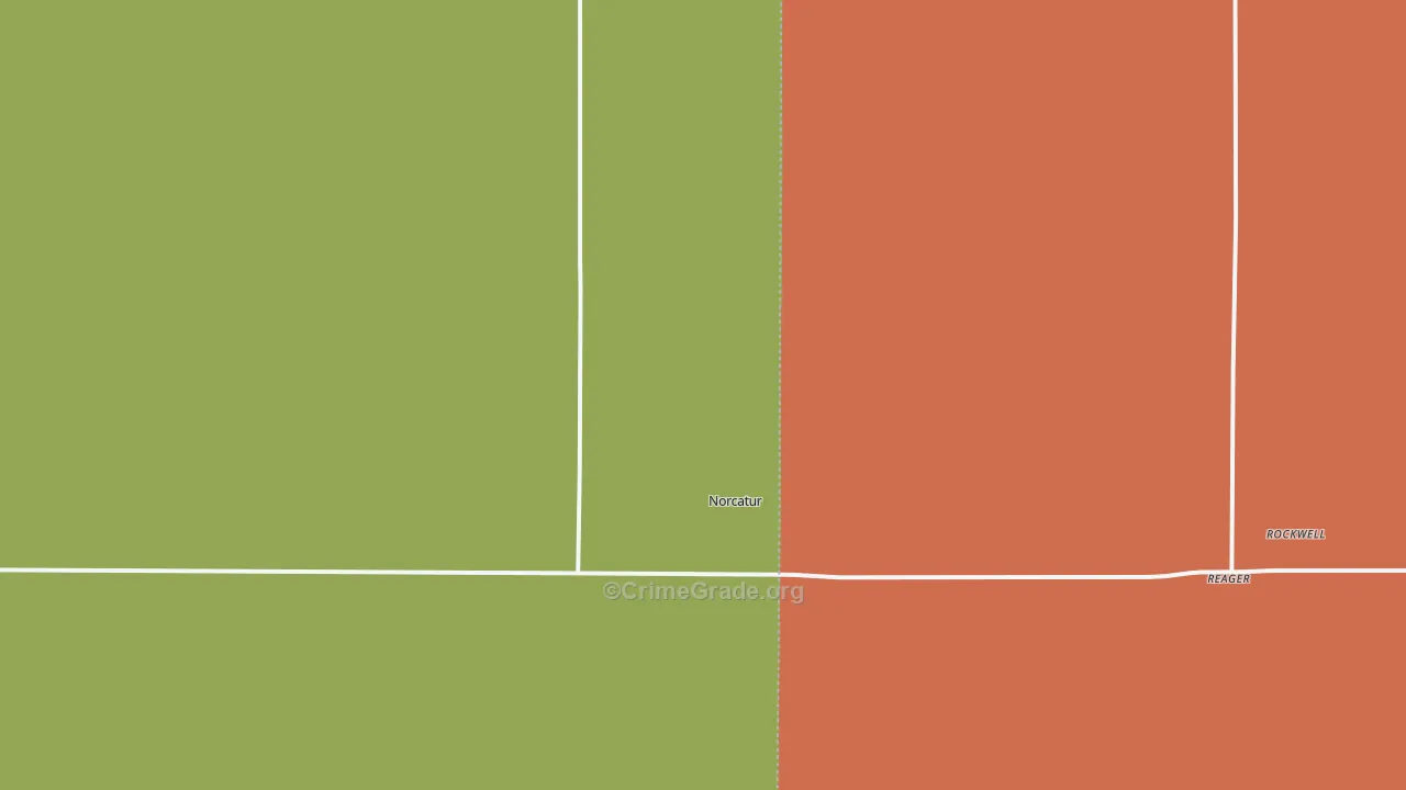 67653, KS Map of Theft Rates