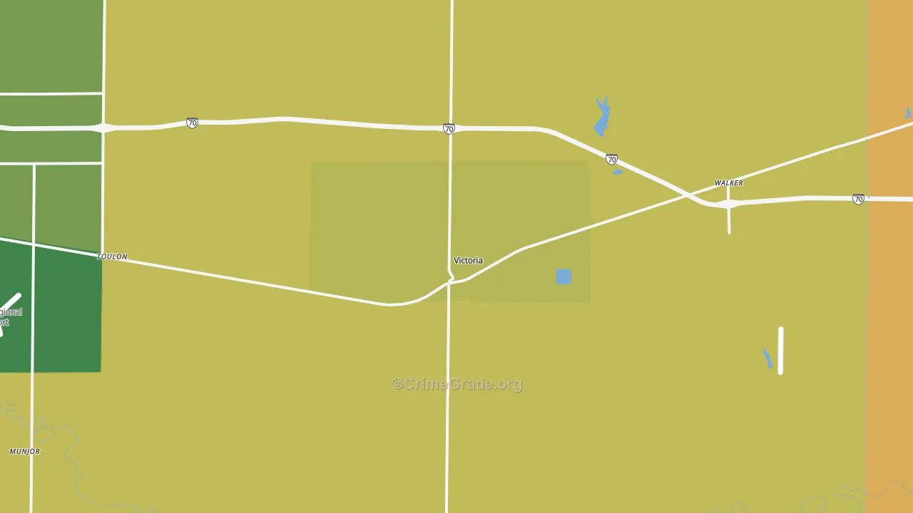 67671, KS Map of Theft Rates