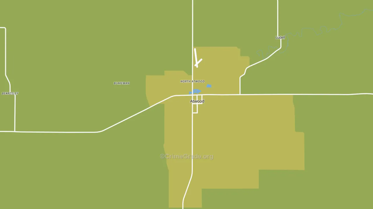 67730, KS Map of Theft Rates