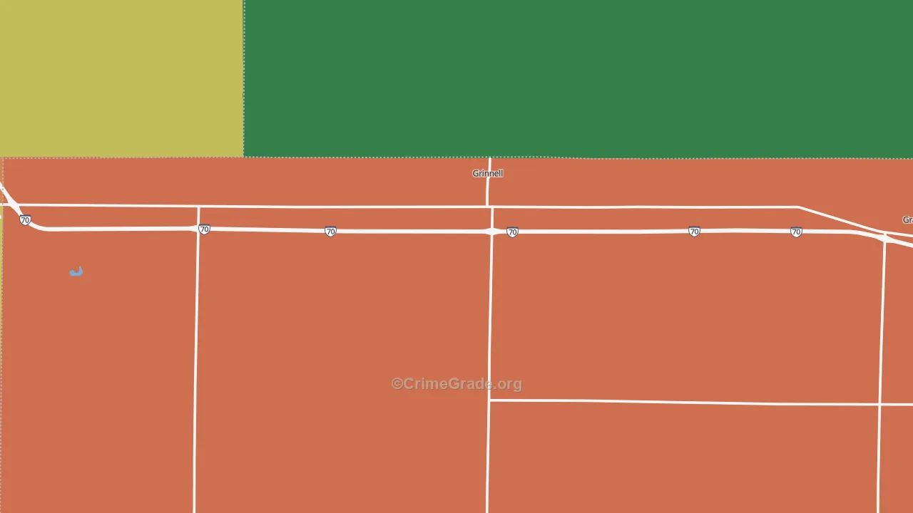 67738, KS Map of Theft Rates
