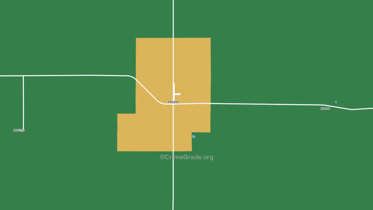 67740, KS Map of Theft Rates