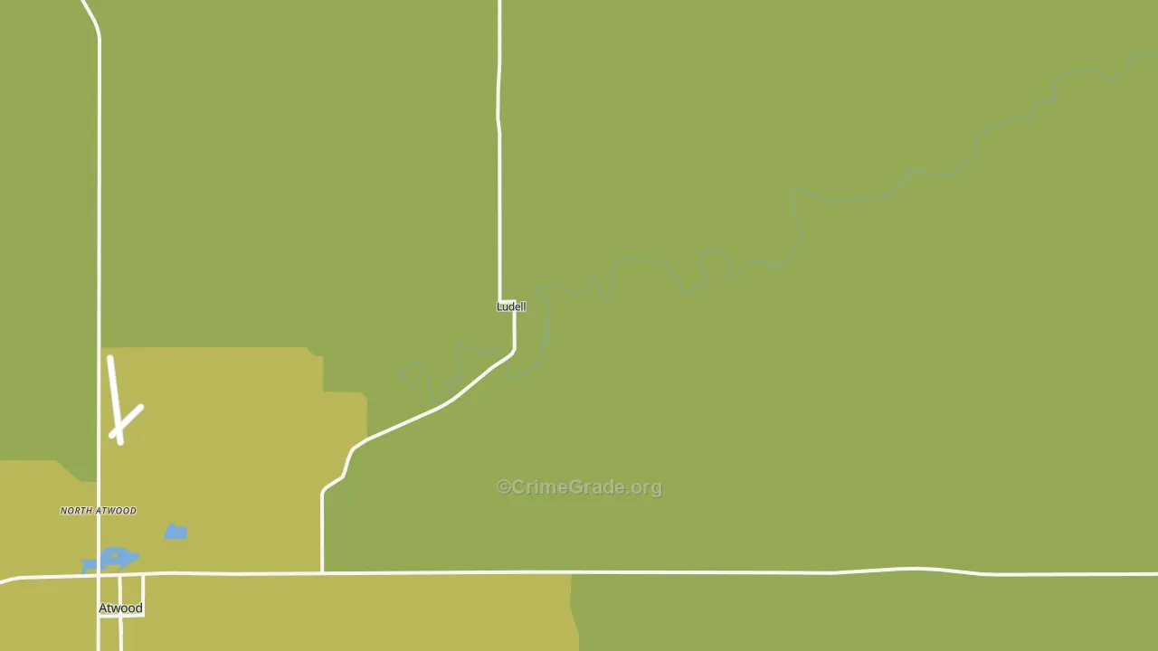 67744, KS Map of Theft Rates