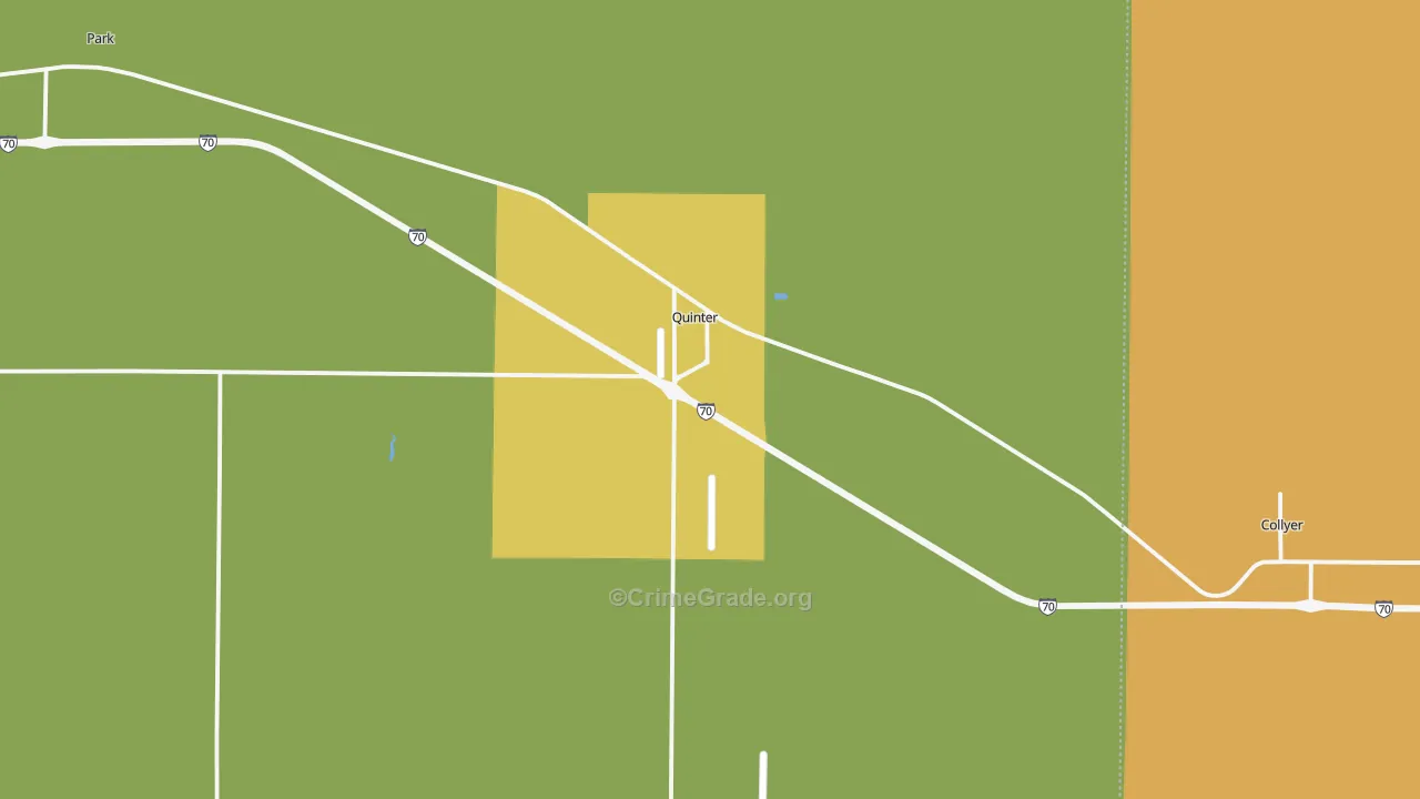 67752, KS Map of Theft Rates