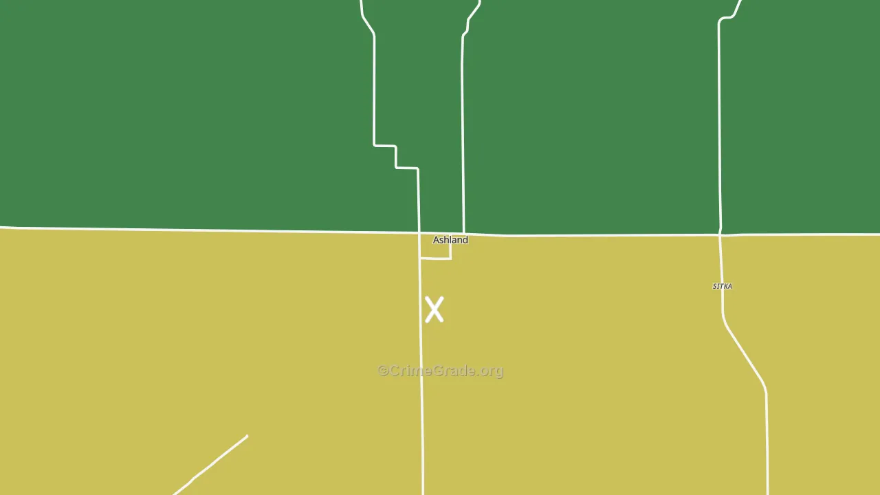 67831, KS Map of Theft Rates