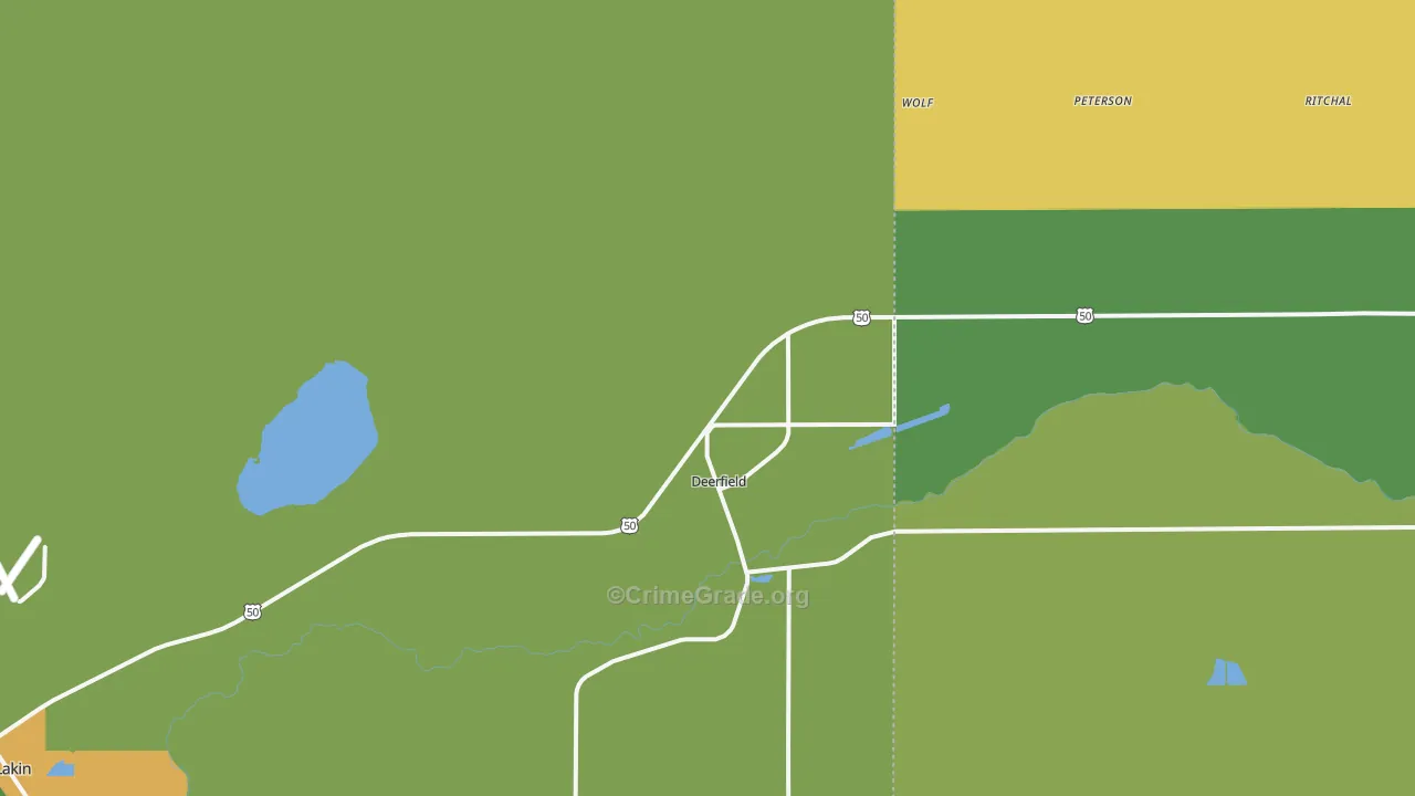 67838, KS Map of Theft Rates