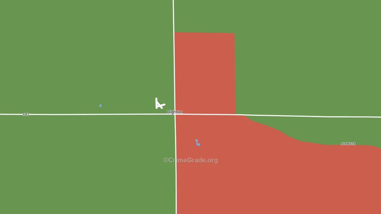 67839, KS Map of Theft Rates