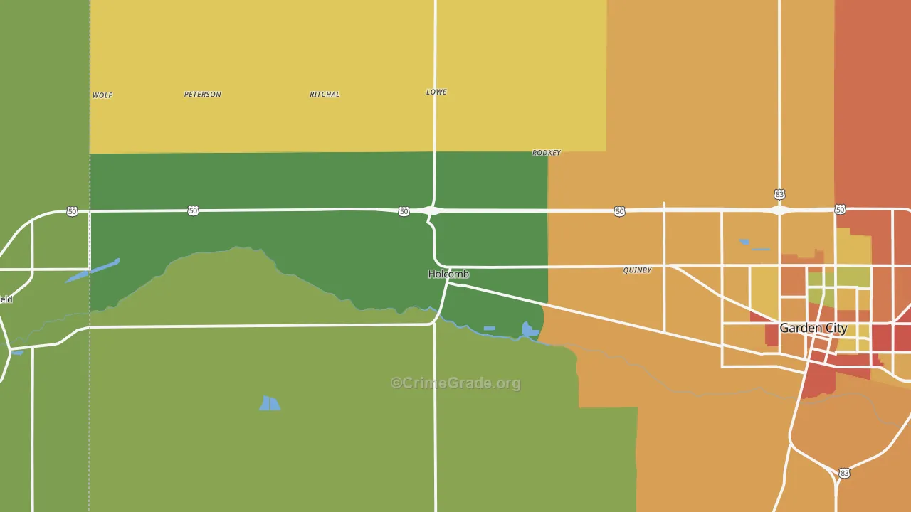 67851, KS Map of Theft Rates