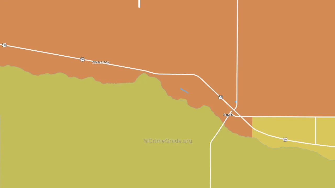 67853, KS Map of Theft Rates