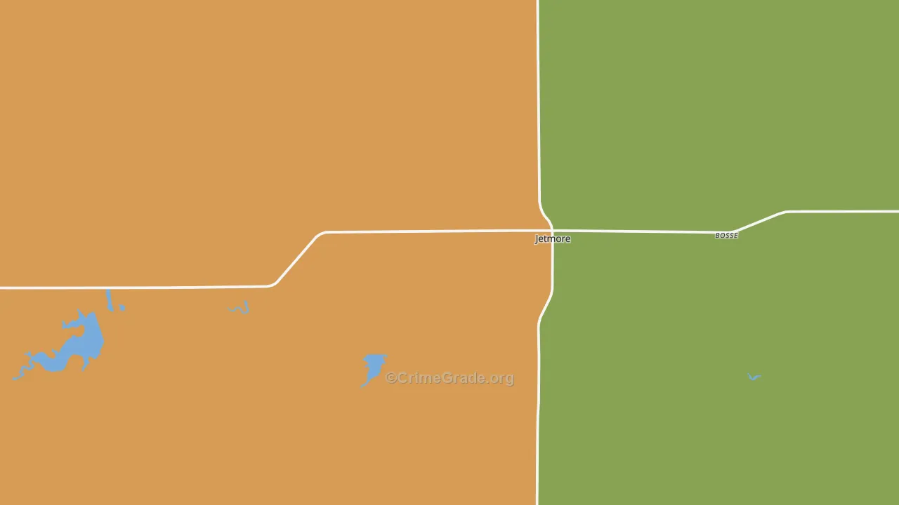 67854, KS Map of Theft Rates