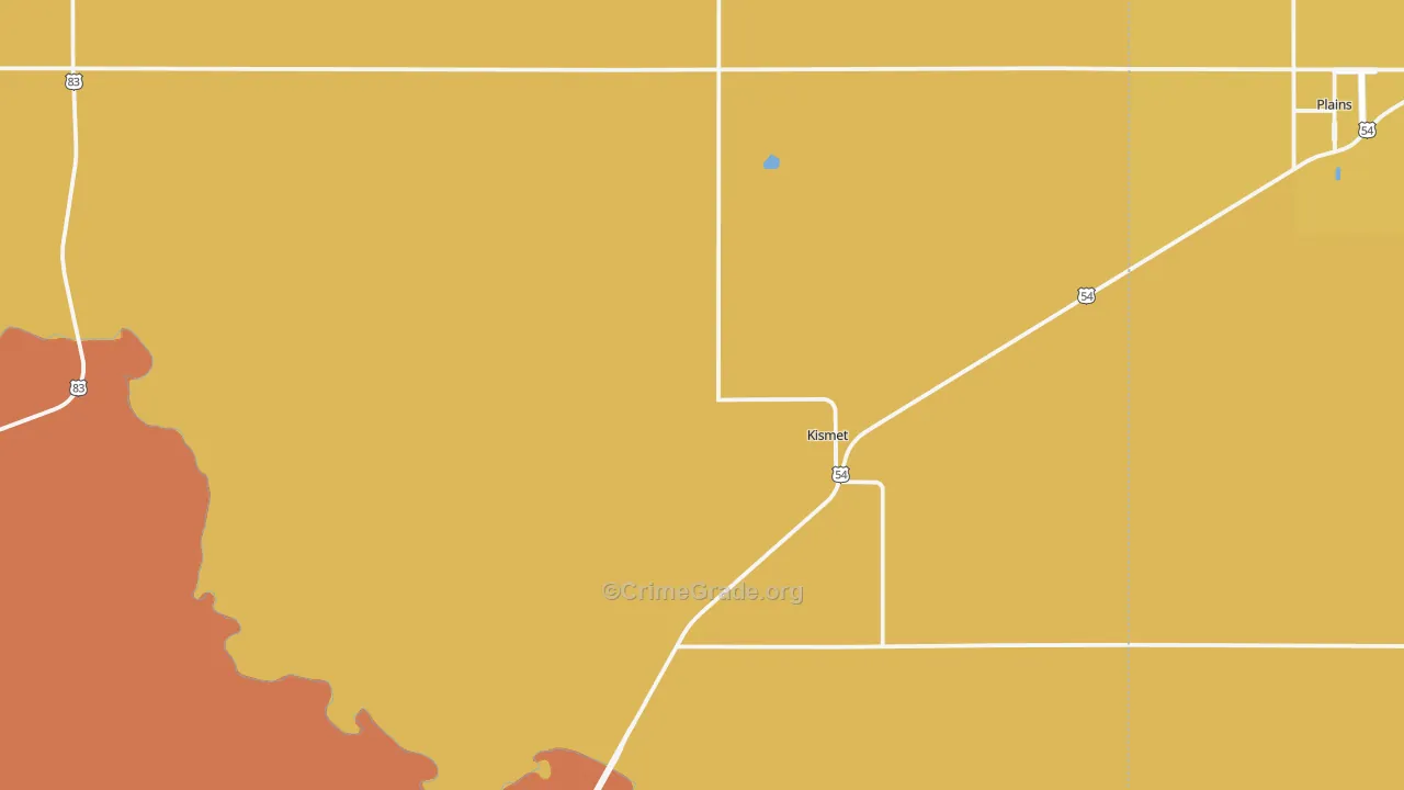 67859, KS Map of Theft Rates