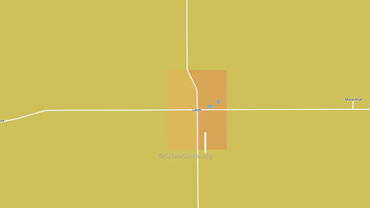 67861, KS Map of Theft Rates