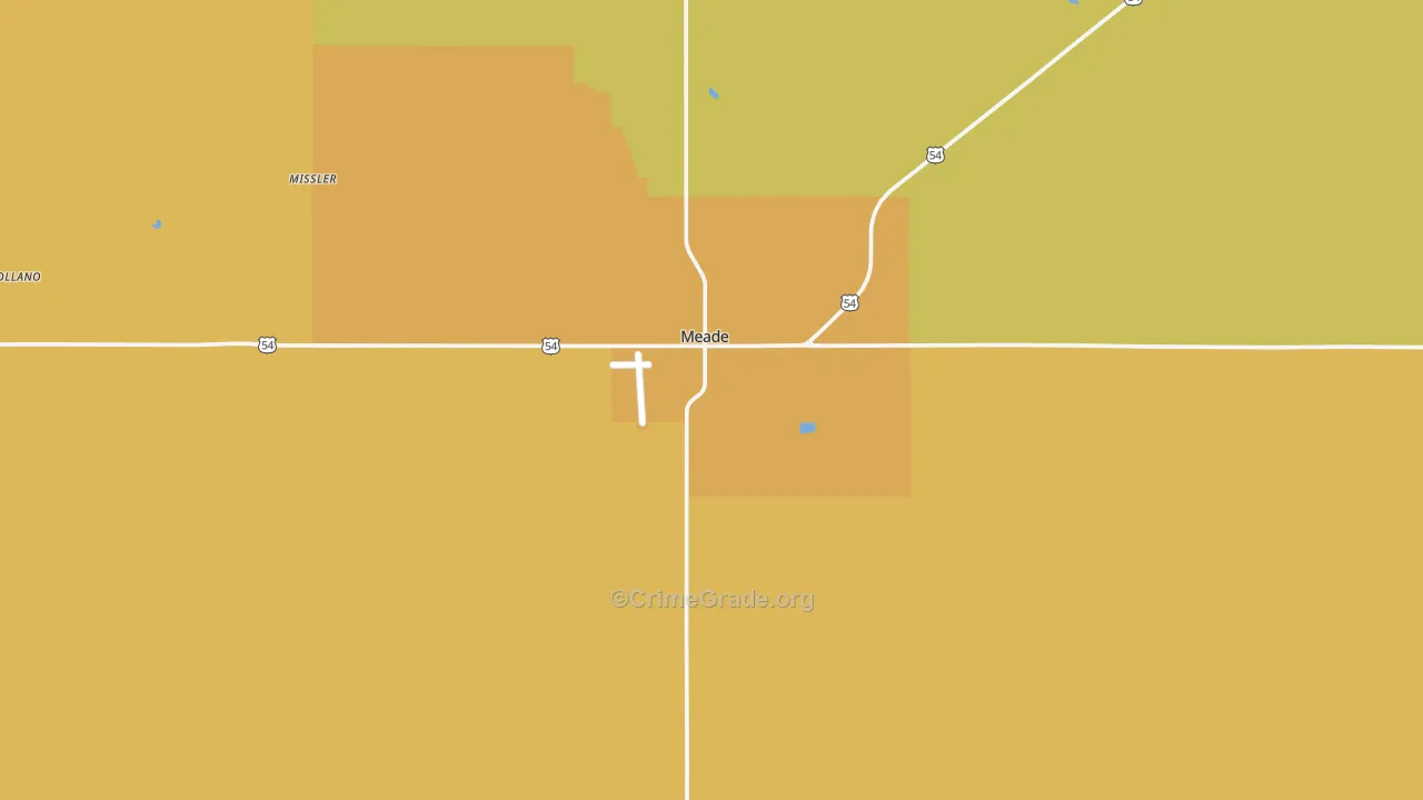 67864, KS Map of Theft Rates