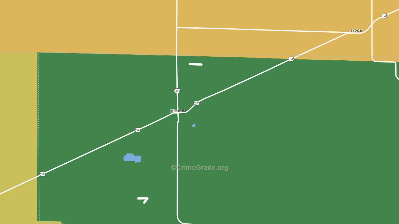 67865, KS Map of Theft Rates
