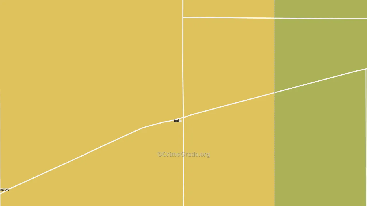 67954, KS Map of Theft Rates