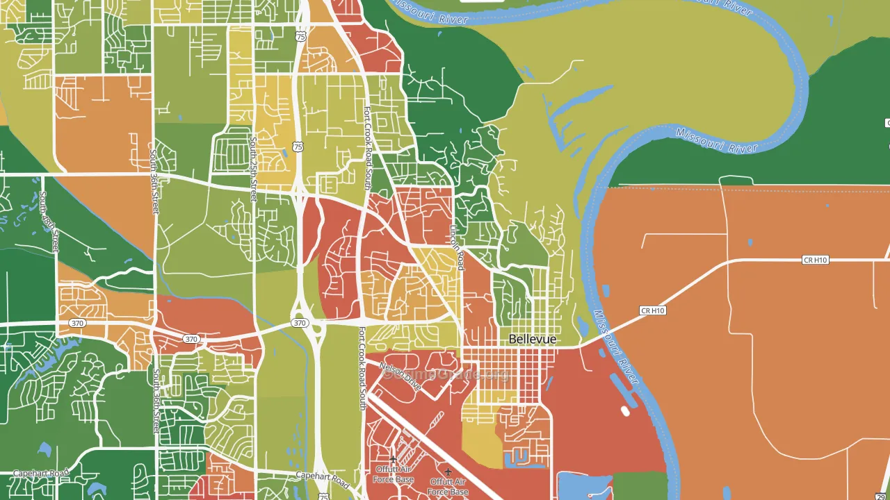 68005, NE Map of Theft Rates