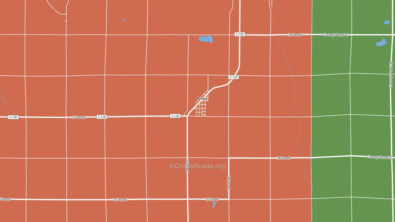 68014, NE Map of Theft Rates
