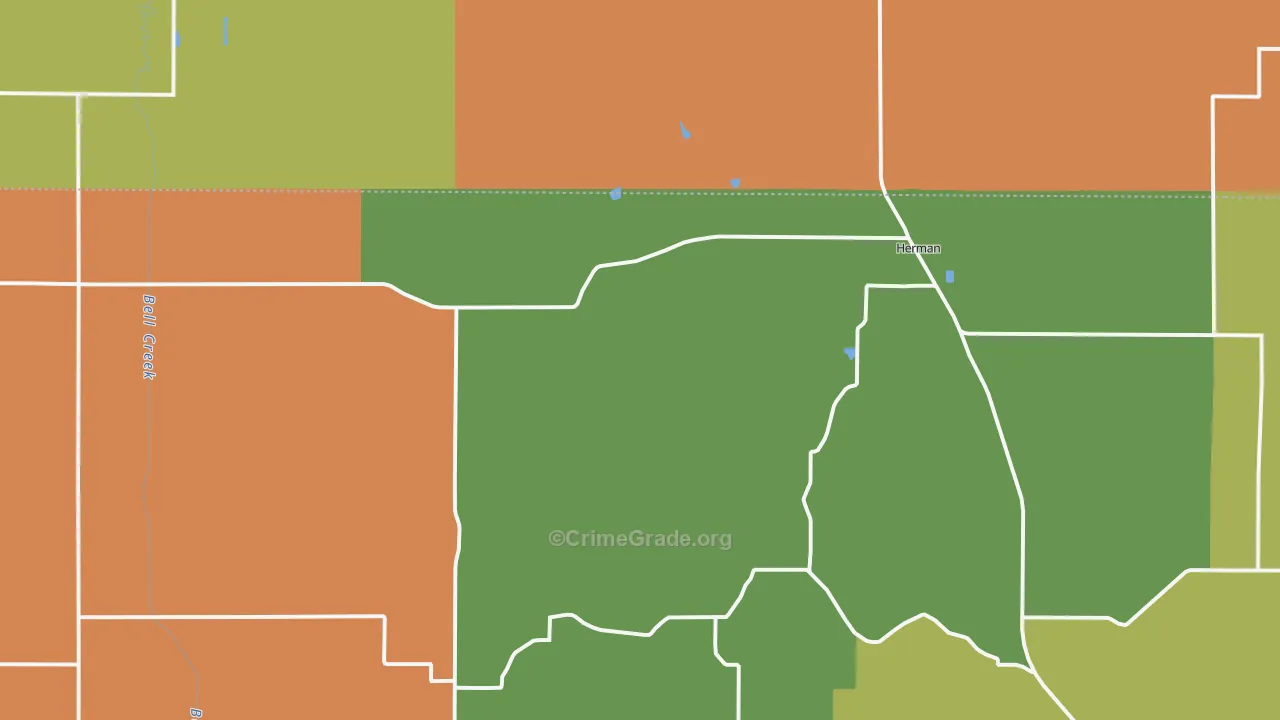 68029, NE Map of Theft Rates