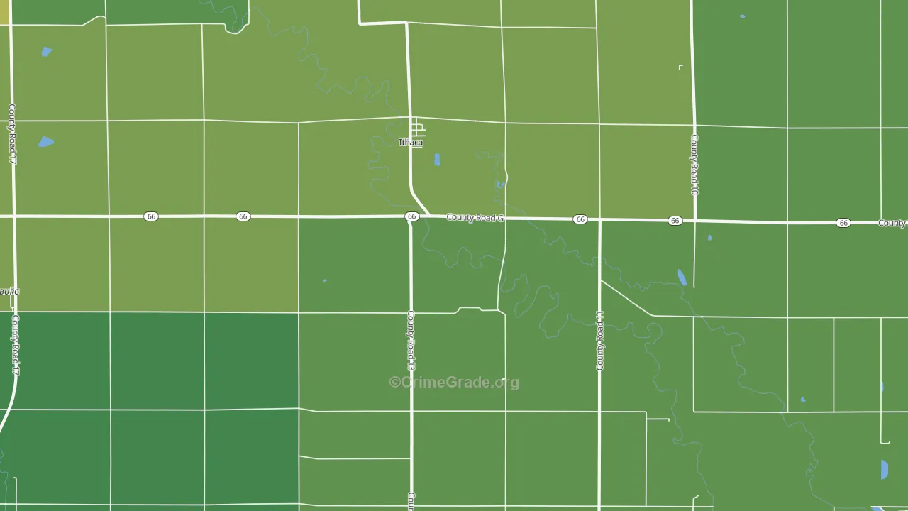 68033, NE Map of Theft Rates