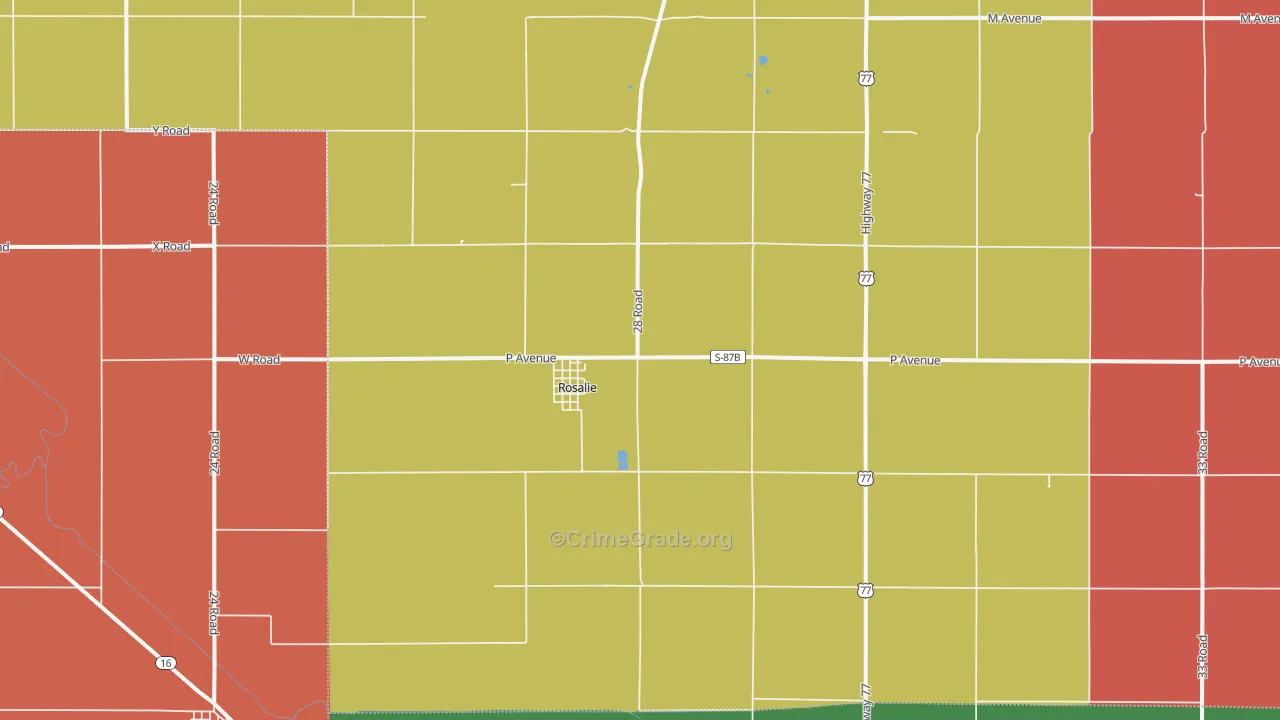 68055, NE Map of Theft Rates