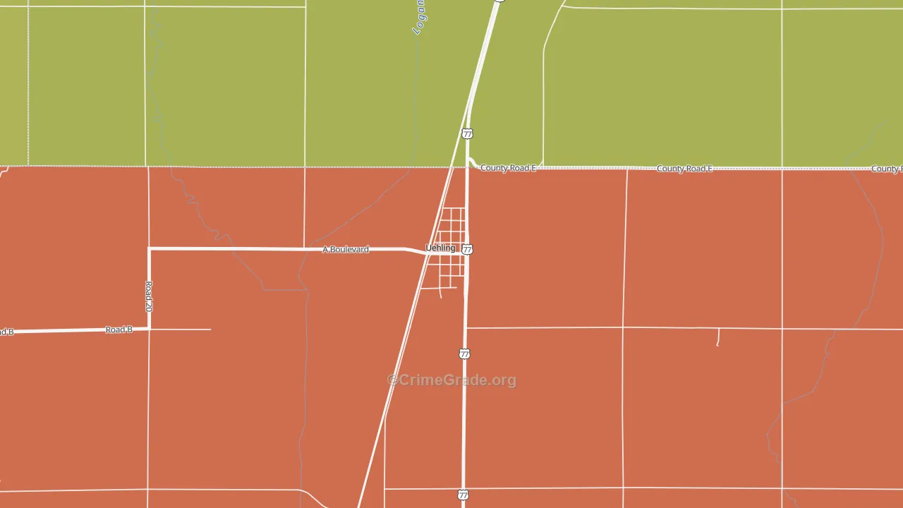 68063, NE Map of Theft Rates