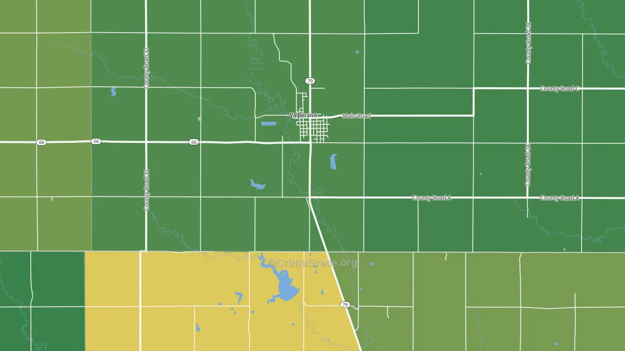 68065, NE Map of Theft Rates