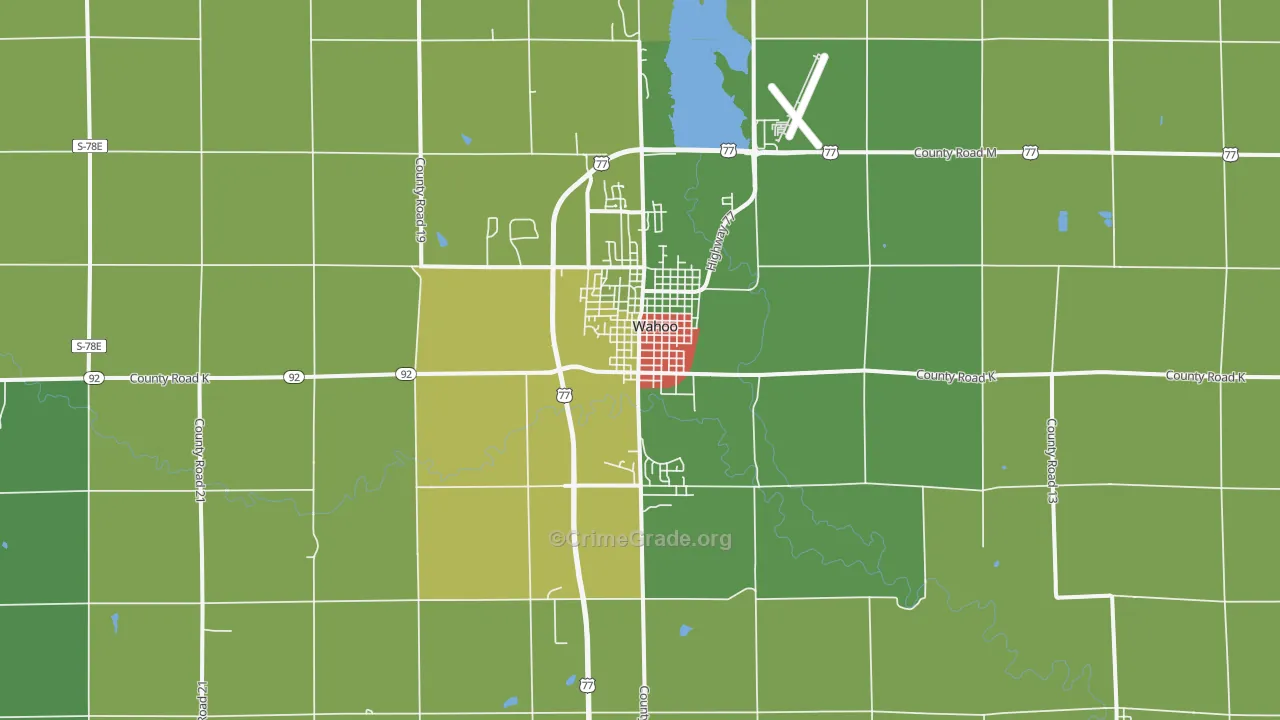 68066, NE Map of Theft Rates