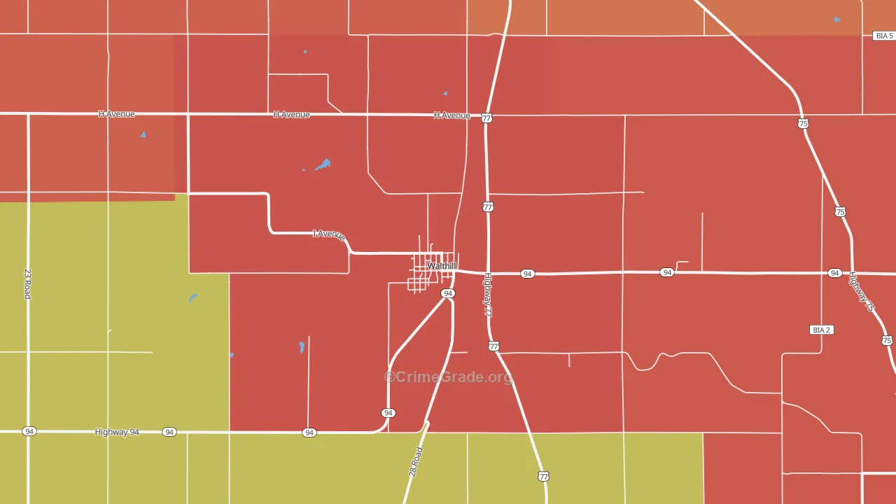 68067, NE Map of Theft Rates
